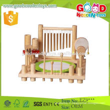 USA Hot Sale Instrument de musique Instrument Jouet de musique en bois pour bébé, jouet d&#39;instruments de musique en bois bricolage